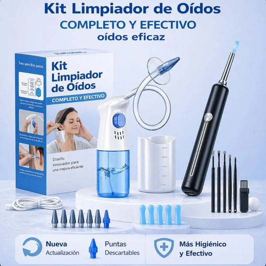 Limpieza lavado de Oidos Kit Profesional