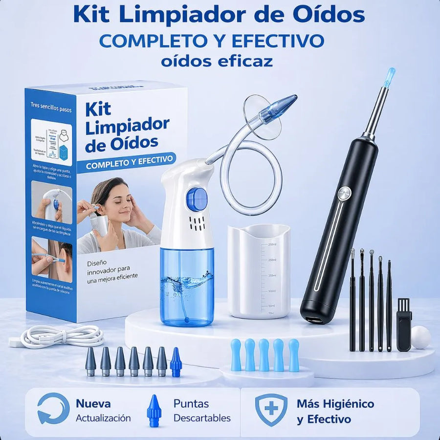 Limpieza lavado de Oidos Kit Profesional