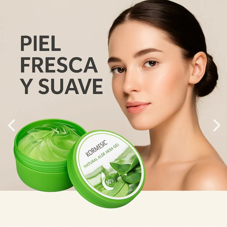 Gel de aloe vera para hidratación facial