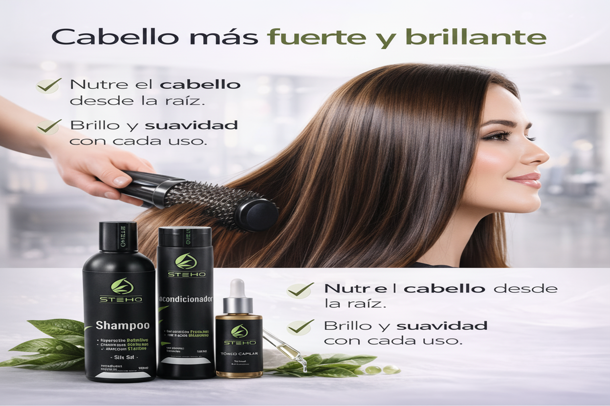 Cabello más fuerte y brillante - Beneficios